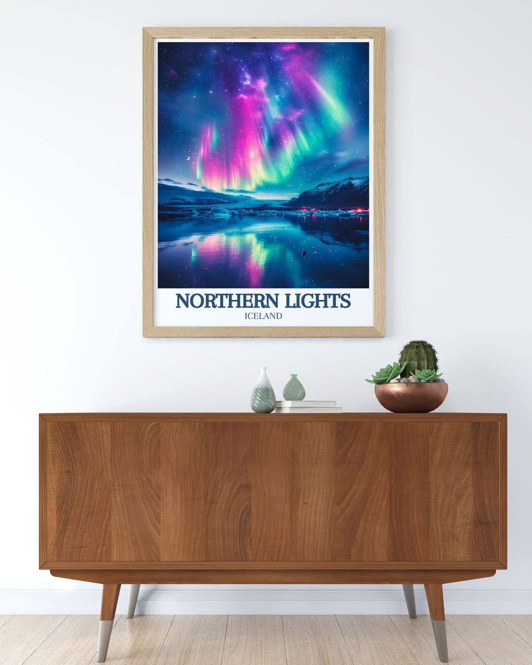 Dive into the mystical beauty of Svalbard Norway with this captivating print showcasing the breathtaking landscapes and serene wilderness of the Arctic region