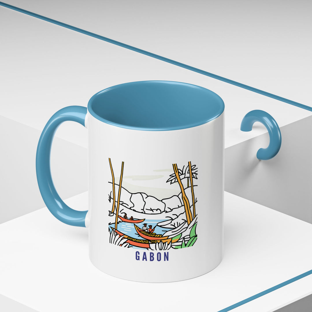 Celebrate your love for Gabon with this thoughtfully crafted mug. Its intricate designs capture the country’s beauty, while the ceramic construction ensures durability. Dishwasher-safe, it is perfect for both everyday use and special occasions.