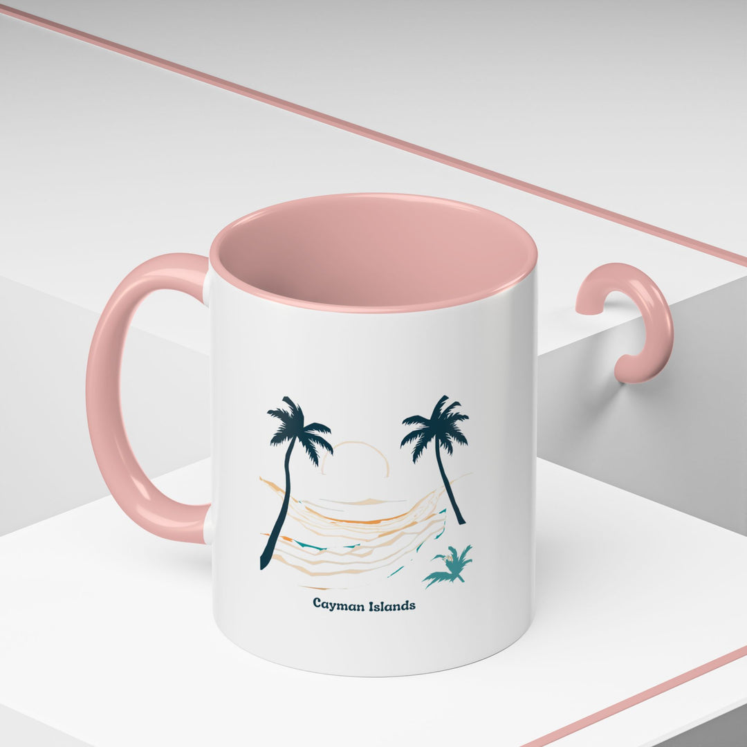 Enjoy the tropical charm of the Cayman Islands with this artistic ceramic mug. Durable and dishwasher safe, it is perfect for daily coffee or tea and a great keepsake for anyone who appreciates the beauty of the Caribbean.