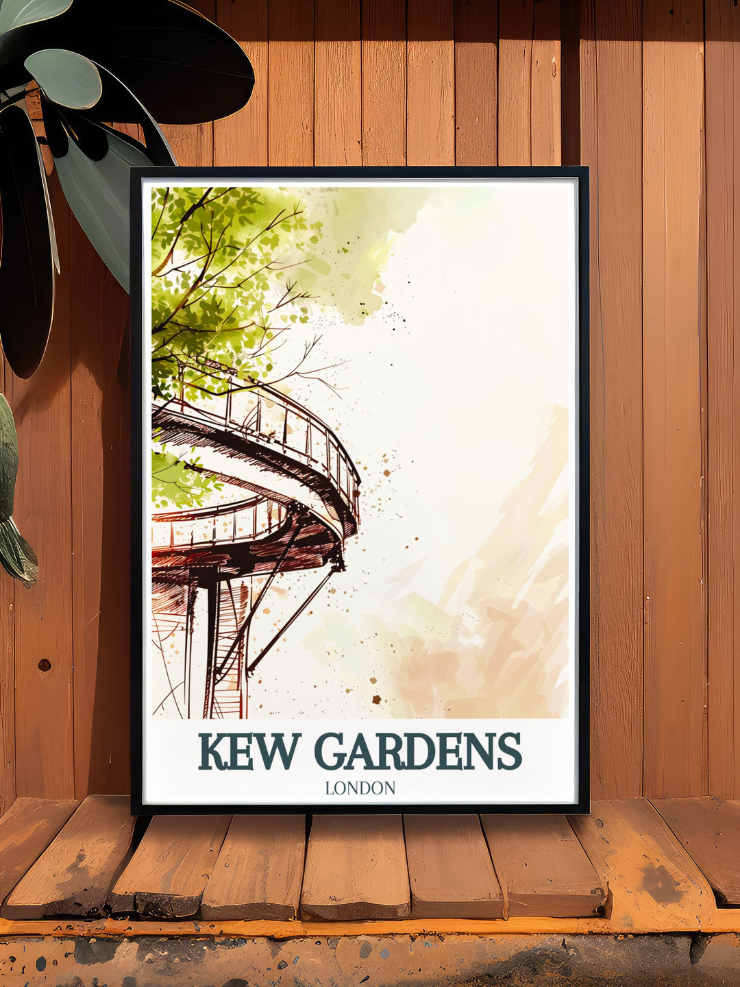 Treetop Walkway Canvas Art celebrates the serene beauty of Kew Gardens, bringing the Walkway and Arboretum to life in a sleek, modern design. Perfect for those who appreciate nature and fine art, this print adds sophistication to any home decor style. Ideal for gifting to loved ones.