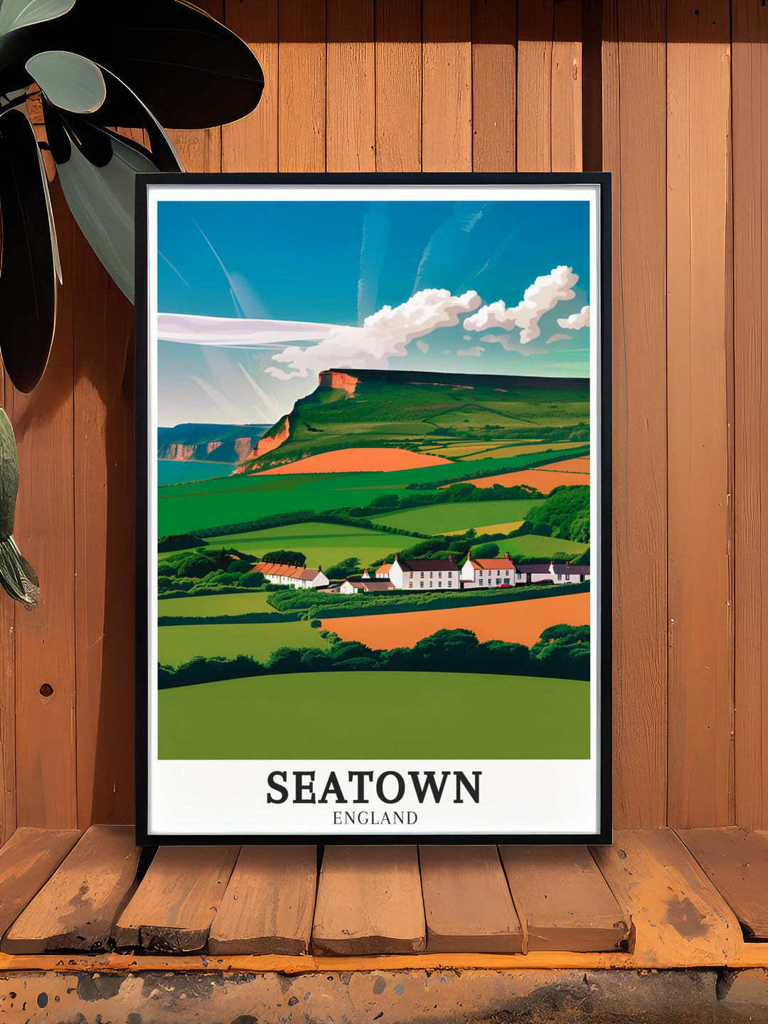 Seatown Beach Travel Print and Golden Cap Jurassic Coast Art offer breathtaking coastal views that capture the beauty of Dorset. These prints are ideal for home decor adding a serene touch to any space or as a thoughtful gift for those who love the ocean