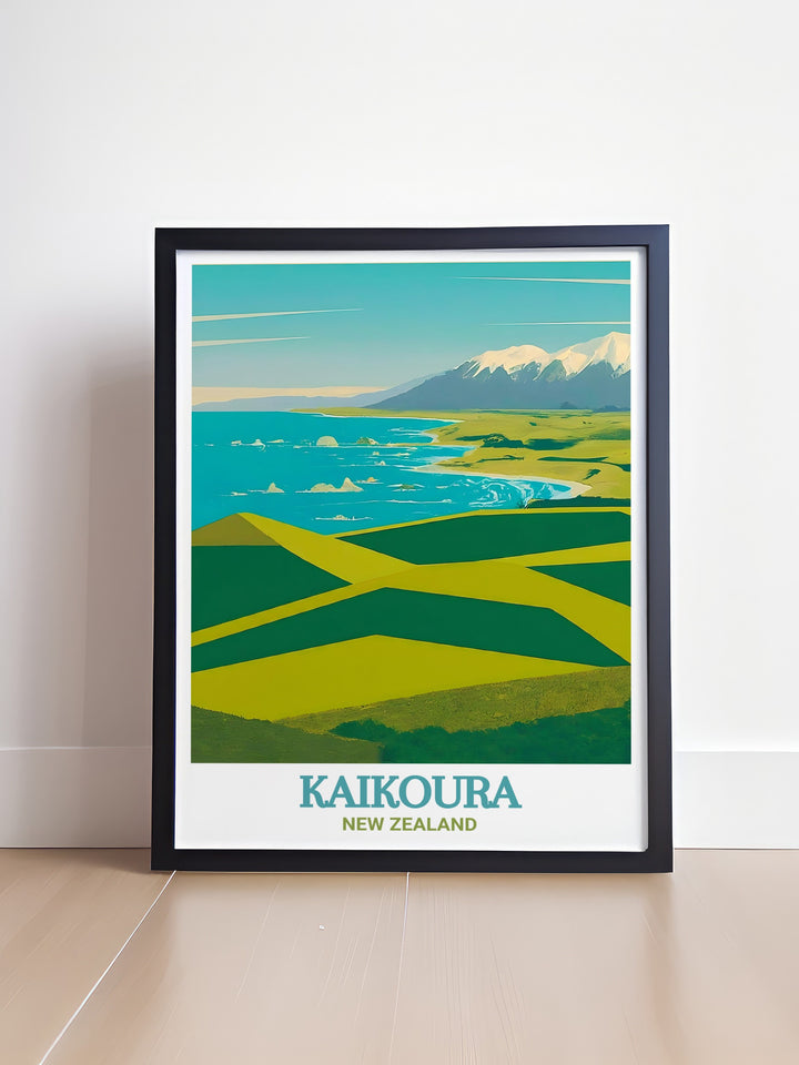 Stunning Kaikoura Peninsula framed prints capturing the breathtaking landscapes of New Zealand making them ideal gifts for her and him suitable for birthdays anniversaries or just because moments