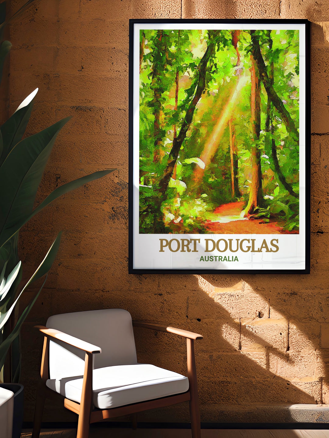 Discover the tranquil beauty of Australias Port Douglas with this canvas art. Featuring the Daintree Rainforest and pristine coastal views, this travel print is a perfect addition to any wall, celebrating the natural charm of Australia.