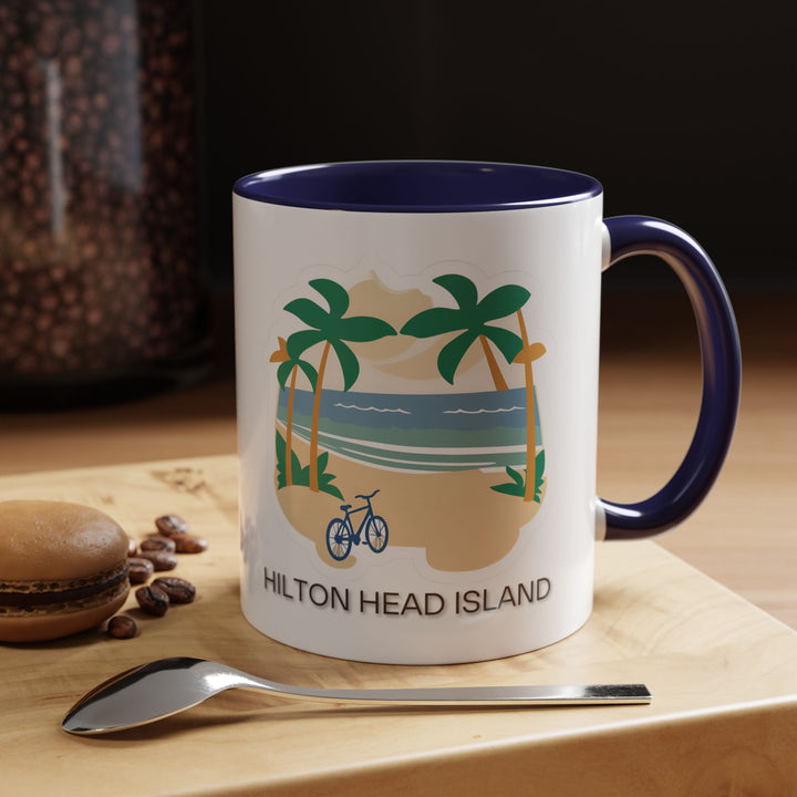 A beautifully designed Hilton Head mug celebrating the island’s coastal charm. Perfect for coffee or tea lovers, it features intricate artwork inspired by Hilton Head’s beaches. Durable and dishwasher-safe, it makes a meaningful gift or keepsake for travelers and collectors.