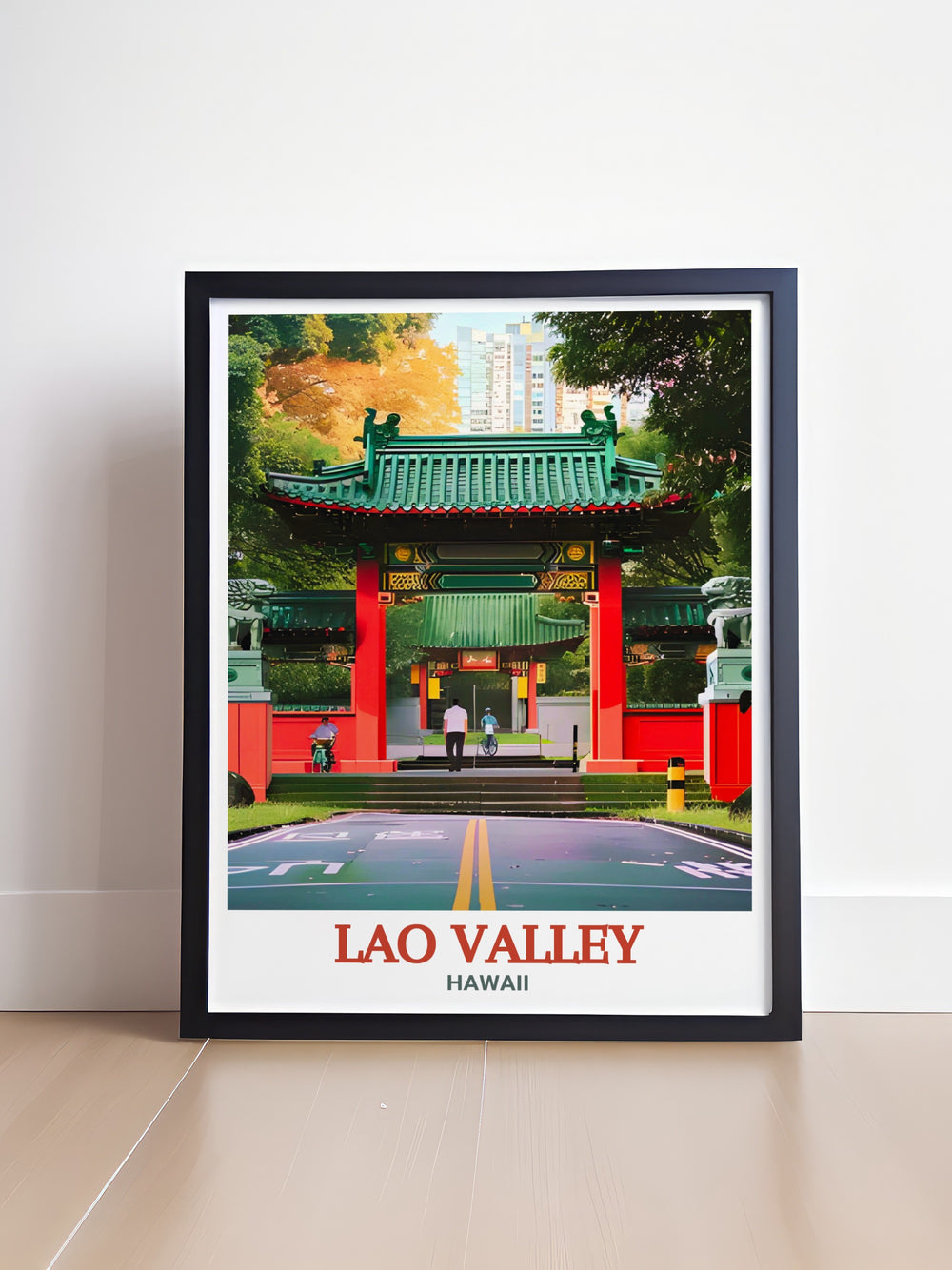 Add a touch of Hawaiian paradise to your home with this Kepaniwai Park wall poster. The vibrant portrayal of the parks natural and cultural elements is perfect for those who want to experience the beauty of Hawaii every day.