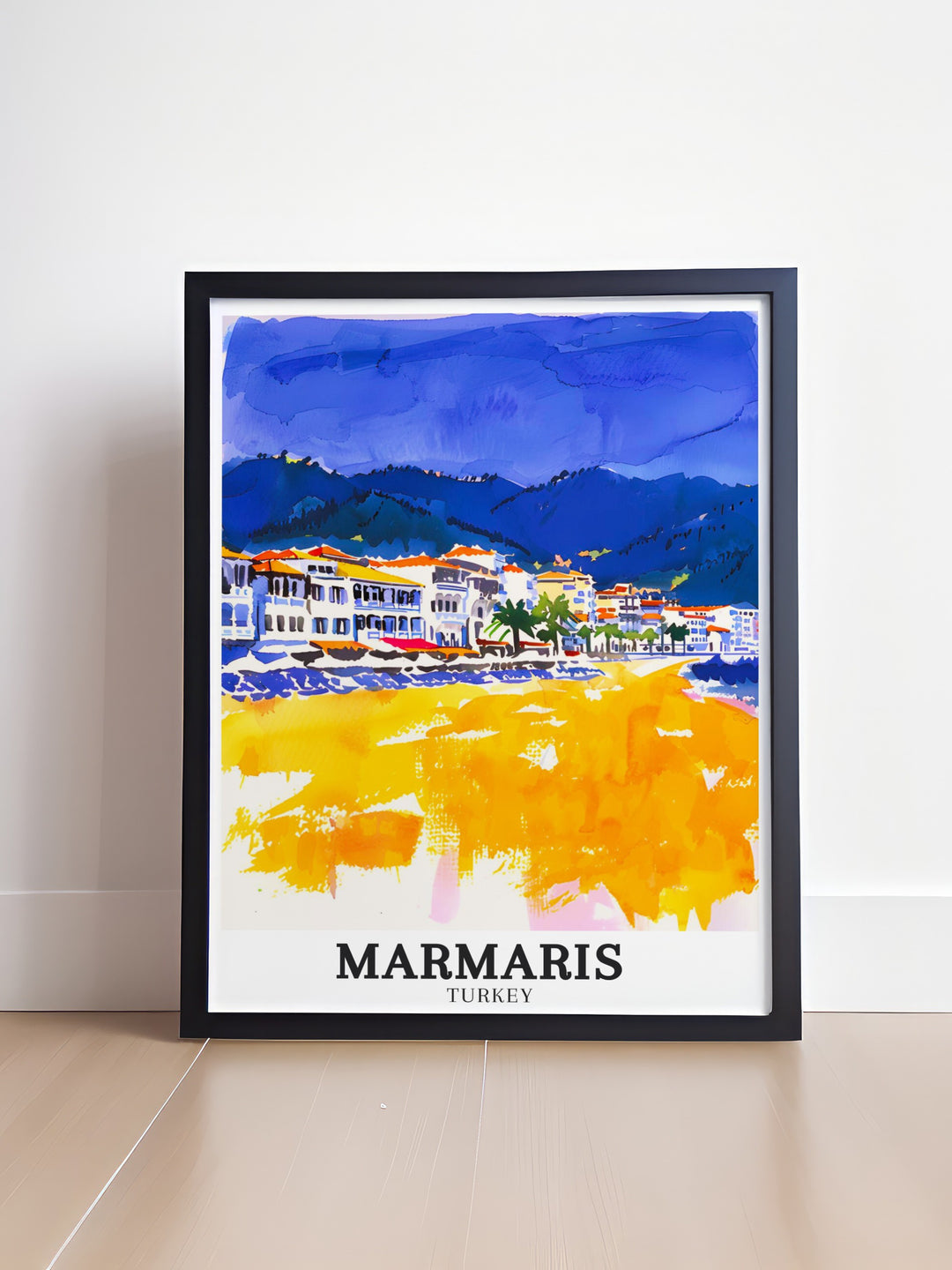 Marmaris Poster Print and Clear Lake Coast Ranges Lake County Turkey Wall Art offers a timeless addition to your art collection Perfect for gifting this Turkey Travel Art captures the beauty of Marmaris and adds sophistication to any room with its intricate design and rich colors