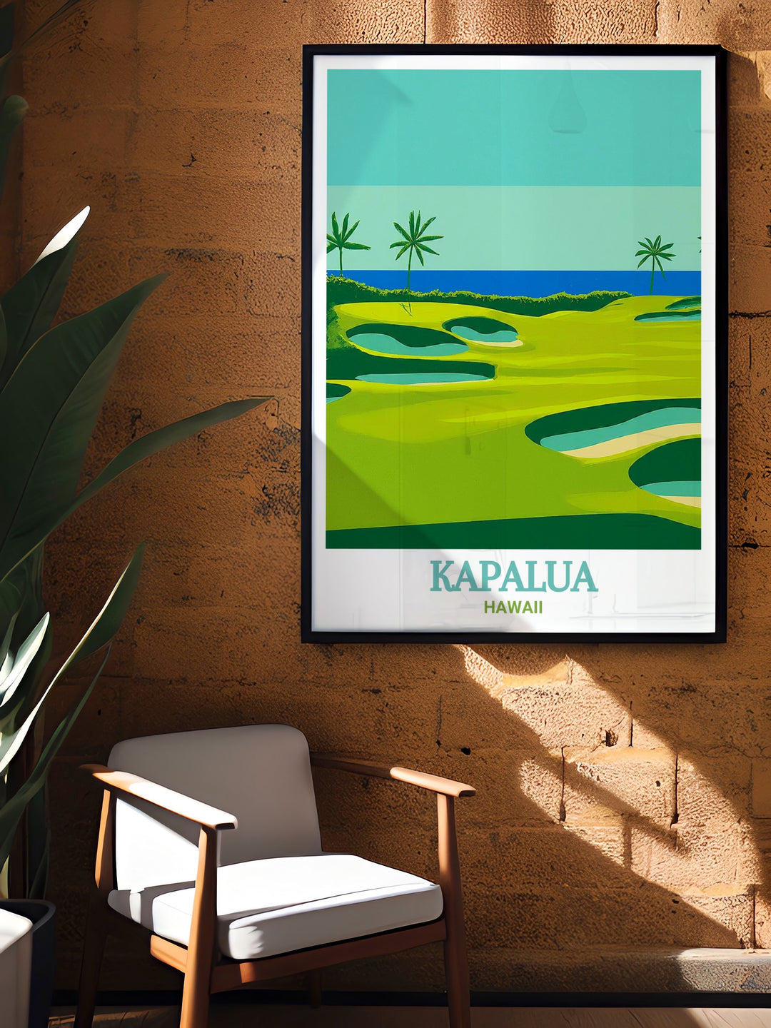 Hawaii poster featuring Kapalua golf course and The Plantation Course offers a unique blend of serene landscapes and vibrant colors perfect for those looking to enhance their home decor with a touch of Hawaii this vintage poster is an ideal choice for personalized gifts and wall art