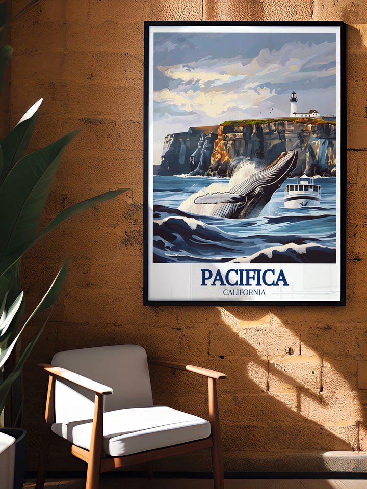 California art showcasing the serene landscapes of Mori Point and Sharp Park Beach in Pacifica perfect for any room