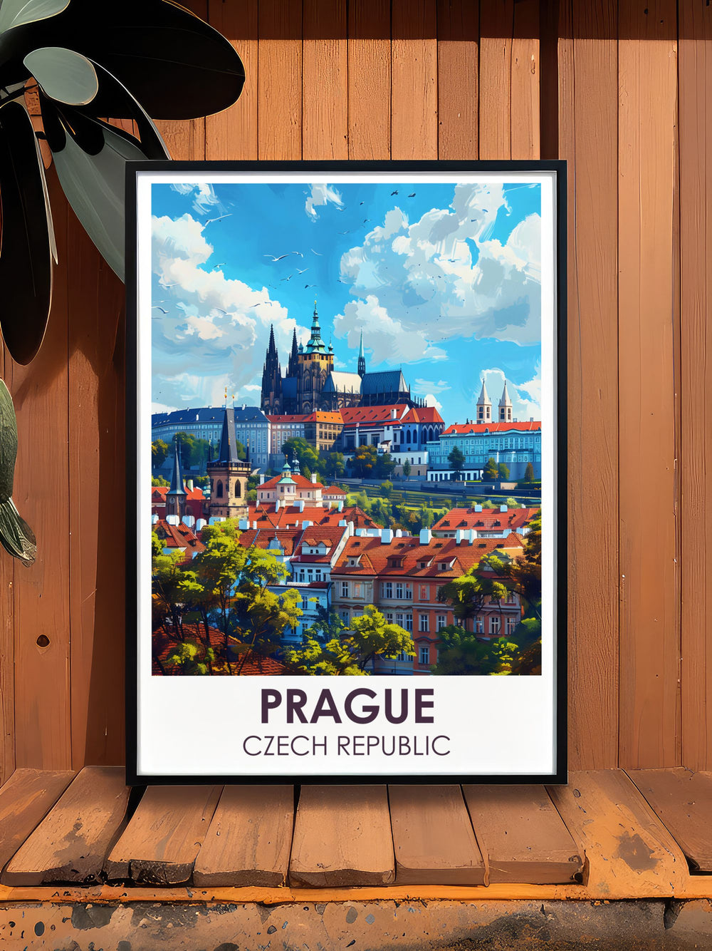 Elevate your home decor with a stunning Prague Poster. This Prague Illustration showcases the beauty of the citys famous landmarks, offering a touch of European elegance and sophistication to any room. Perfect for travel enthusiasts and art lovers.
