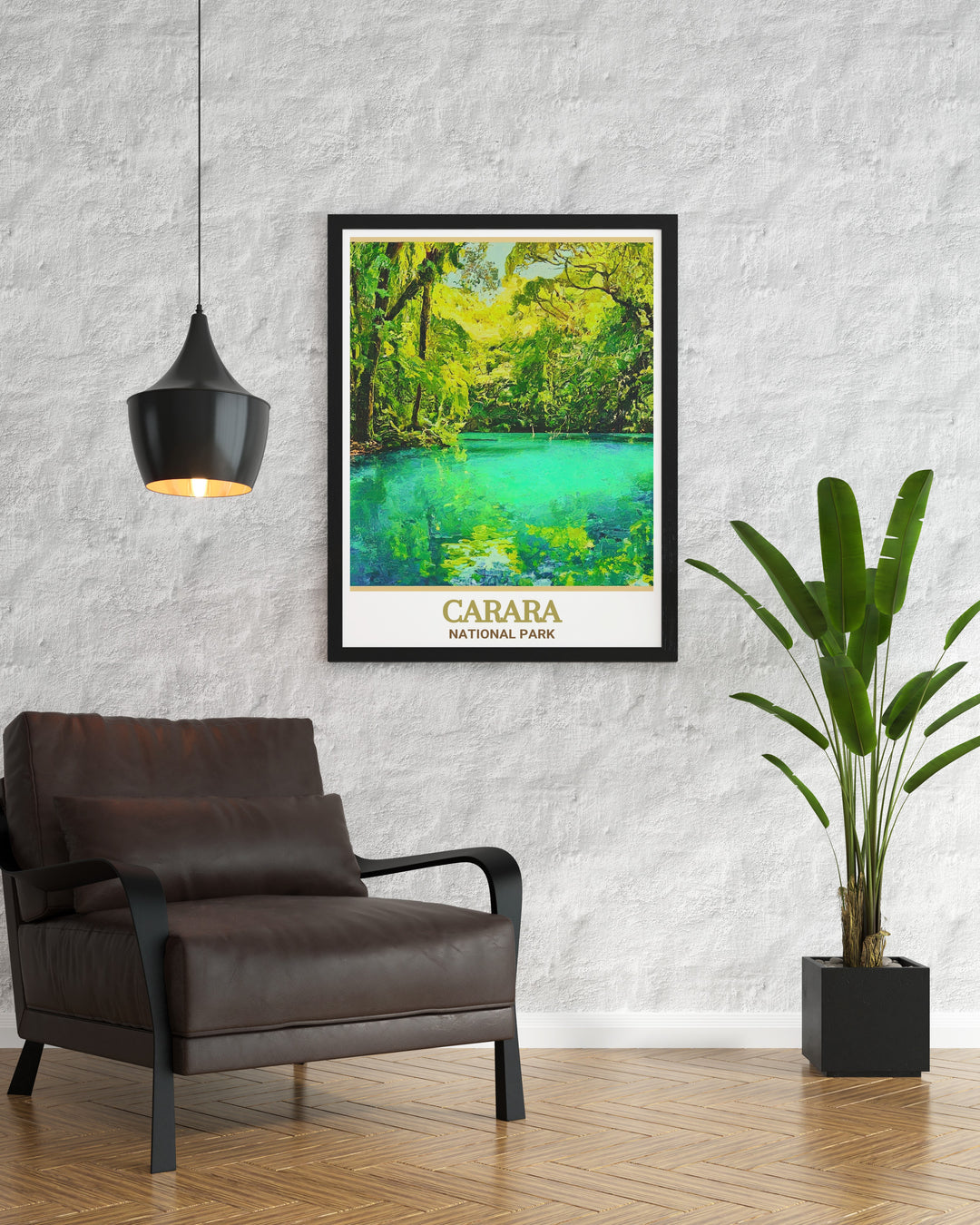 Carara Art Print brings the majestic rainforests and the serene Laguna Meándrica into your home. The vivid colors and natural beauty of Costa Rica are captured in this vibrant print, perfect for lovers of the outdoors.