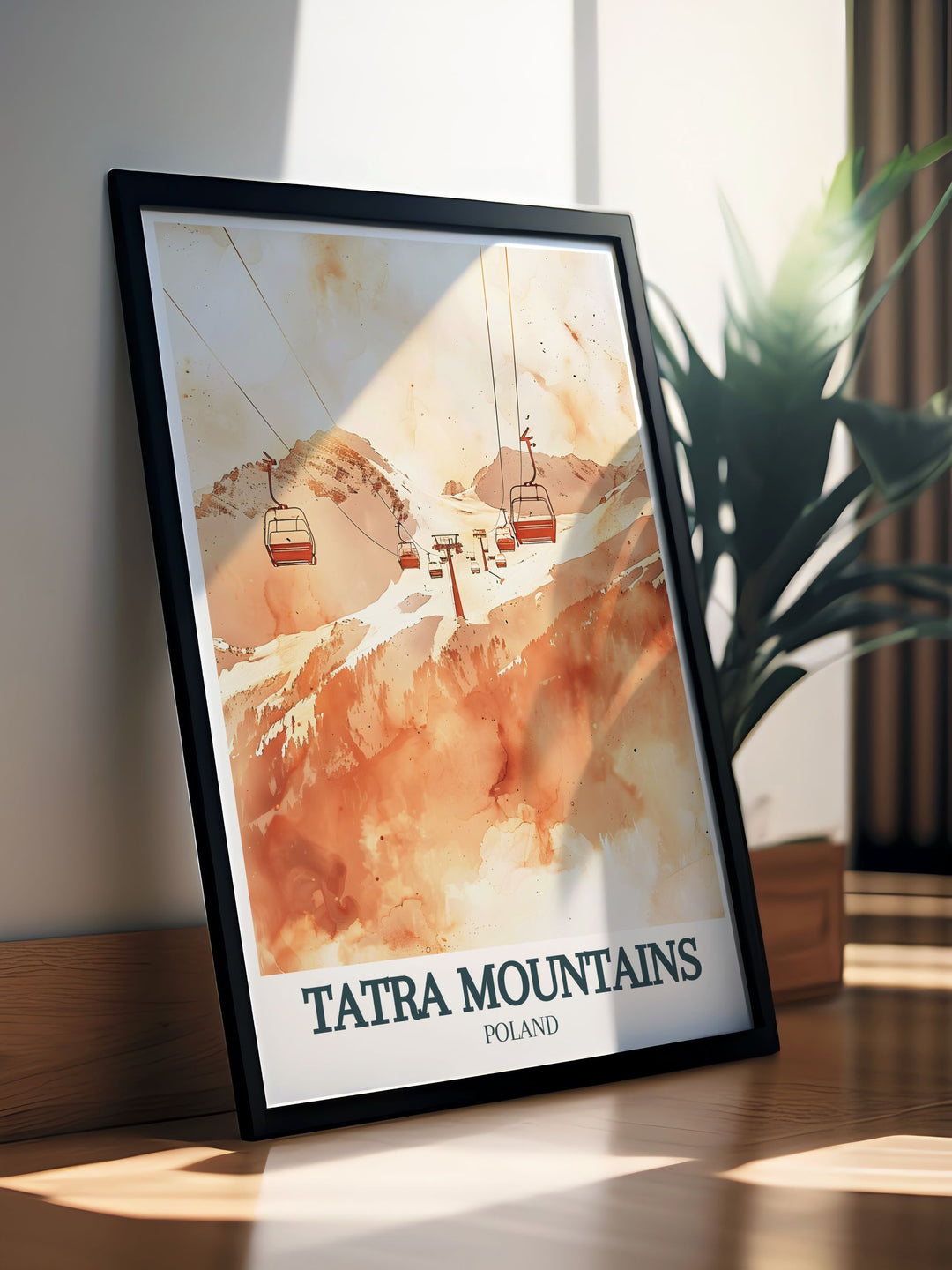 Kasprowy Wierch and Giewont Mountain Framed Prints capturing the rugged beauty of the Tatra Mountains perfect for sophisticated home decor and transforming your living area into a highland retreat