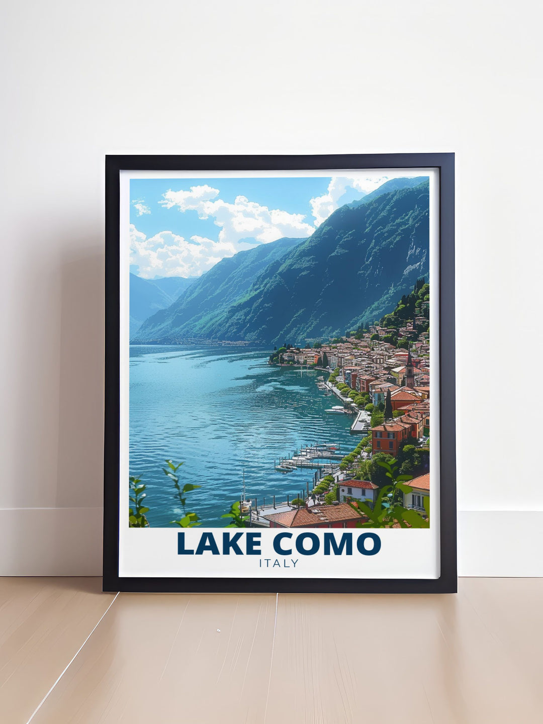 Captivating Lake Como Photo featuring the stunning Lake Como waterfront with Menaggio a perfect addition to your wall art collection and thoughtful gift idea