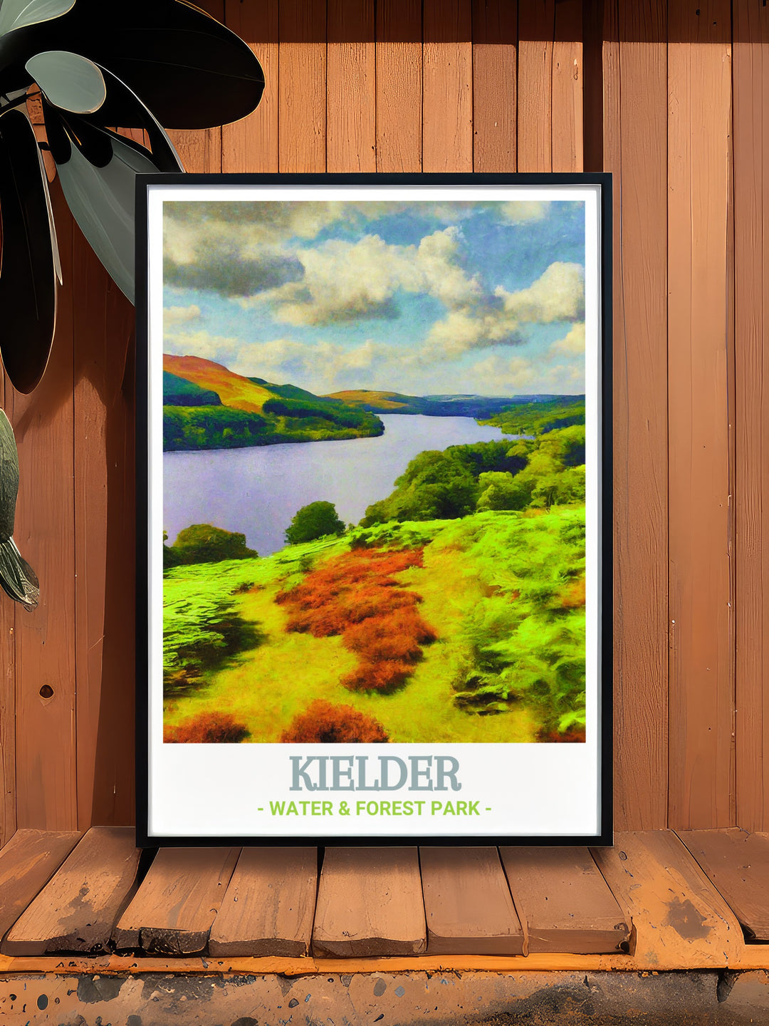 Elegant print of Kielder Water, capturing the majestic beauty of one of Kielder Water & Forest Parks most iconic natural wonders. The detailed illustration and vibrant colors make this print a beautiful addition to any home decor, celebrating the captivating scenery of Northumberland.