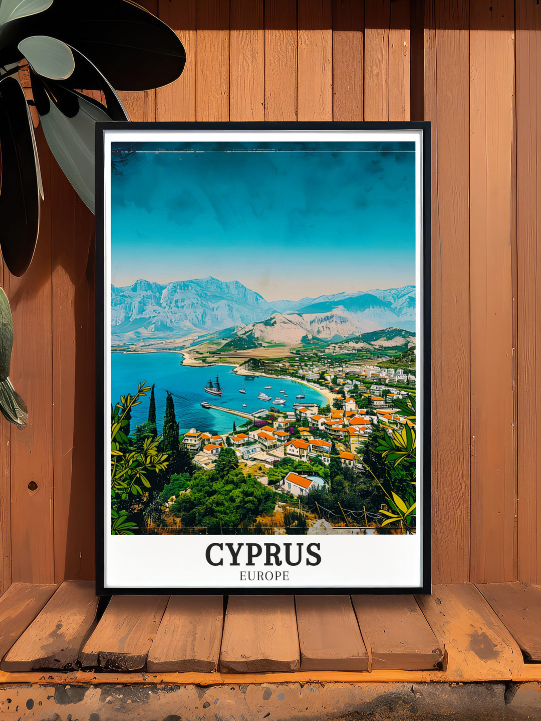 Featuring the scenic beauty of the Troodos Mountains, this travel print of Cyprus is a must have for any nature lover. The vivid details bring the peacefulness of the Mediterranean right into your home.