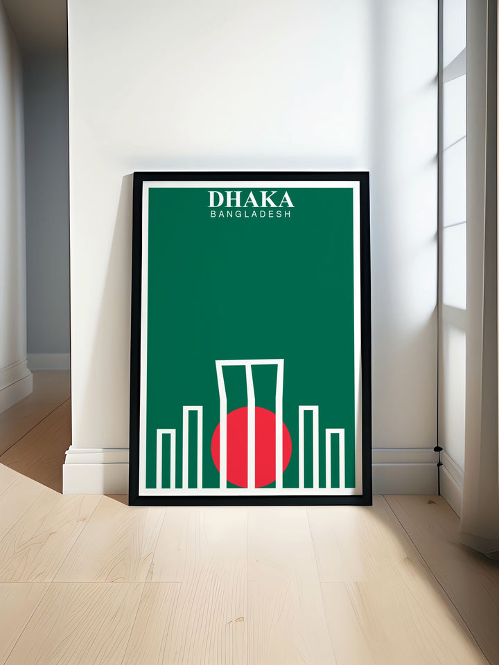 A beautifully detailed Shaheed Minar Travel Poster capturing the iconic monument of Dhaka. Perfect for home decor or as a thoughtful gift for anniversaries birthdays or Christmas this Shaheed Minar print brings national pride and historical significance into any space.
