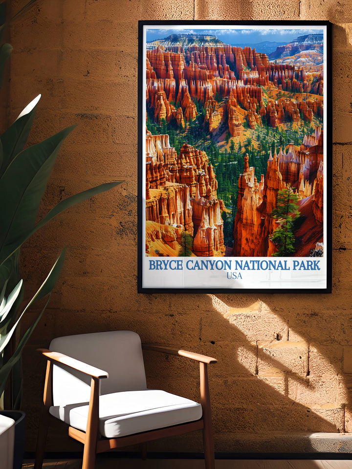 Bryce Canyon photo showcasing the breathtaking views of Bryce Amphitheater. Perfect for adding a touch of nature to your home decor. High quality digital download that you can print at home and enjoy the stunning landscapes of Bryce Canyon