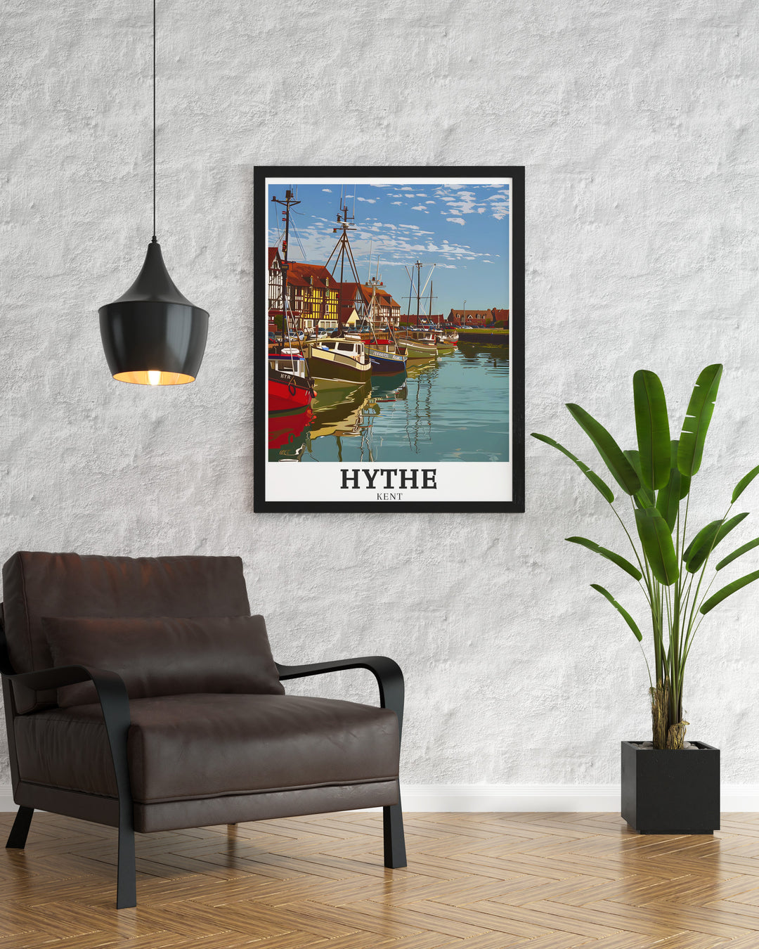 Hythe Harbour Southampton artwork captures the tranquility and maritime history of this scenic location. Perfect for living rooms or offices, this travel print adds a sophisticated coastal vibe to any space.