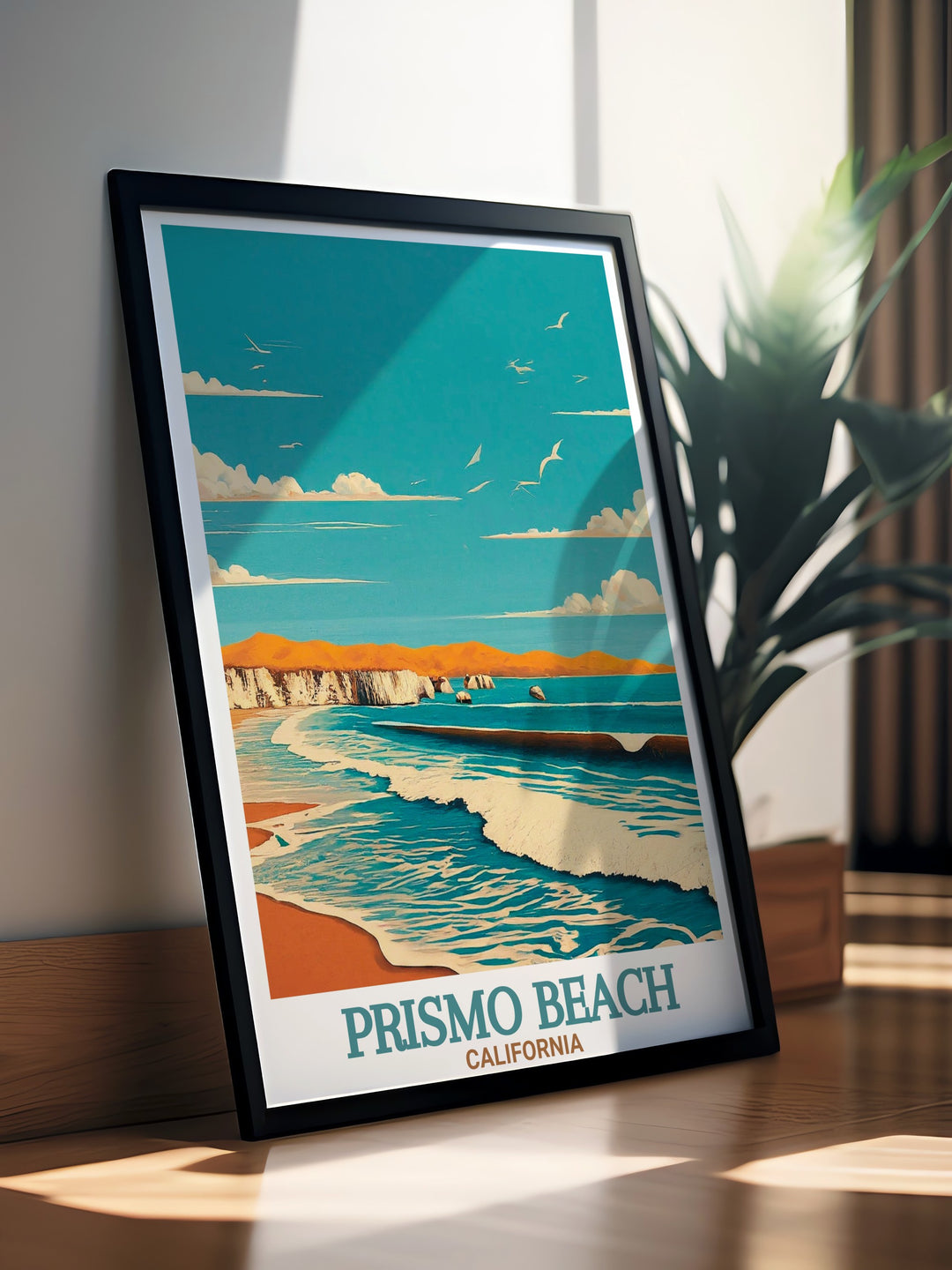 California Wall Art showcasing Pismo State Beach with breathtaking scenery and vibrant hues Pismo State Beach framed prints add a touch of nature to your home decor