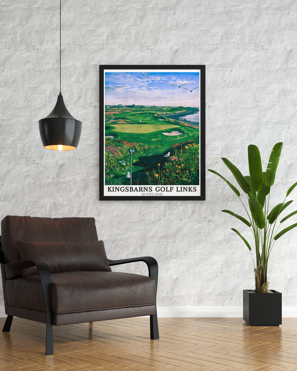 Stunning Fife Coastline and Fife Coast Path framed print depicting the picturesque Scottish coastline with a focus on natural beauty and classic artistic style for living room art