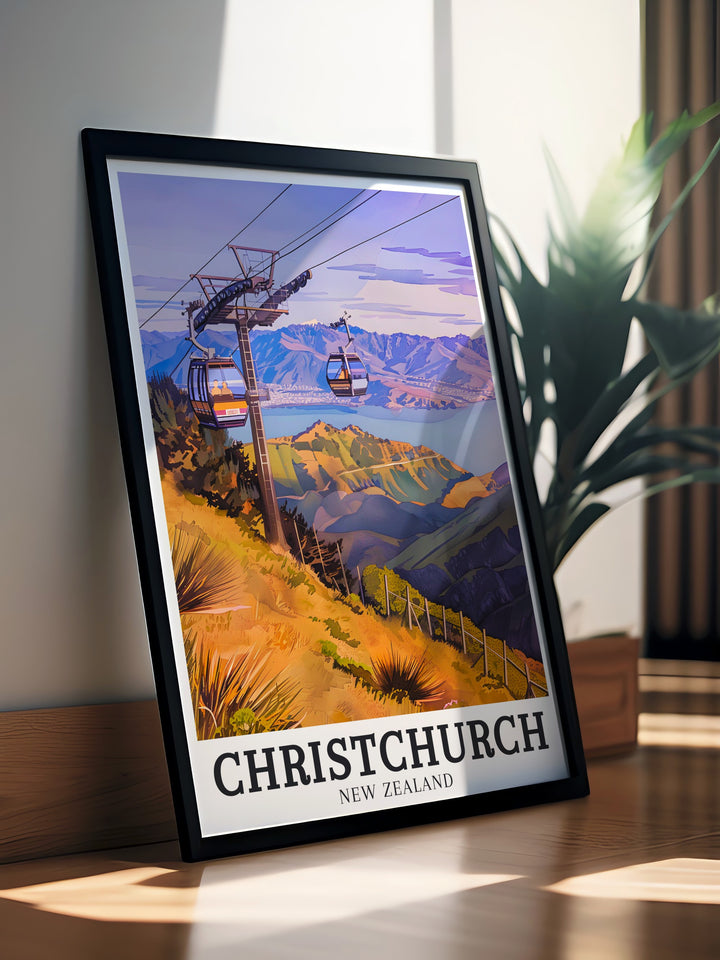 Port Hills and Lake Ellesmere are beautifully depicted in this New Zealand art print perfect for anyone looking to add a piece of Christchurchs natural beauty to their home decor or as a thoughtful and unique gift for lovers of New Zealands stunning scenery.