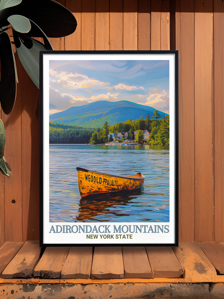 Lake Placid framed prints make the perfect gift for nature lovers with their stunning portrayal of the Adirondack Mountains and New Yorks breathtaking scenery ideal for any occasion