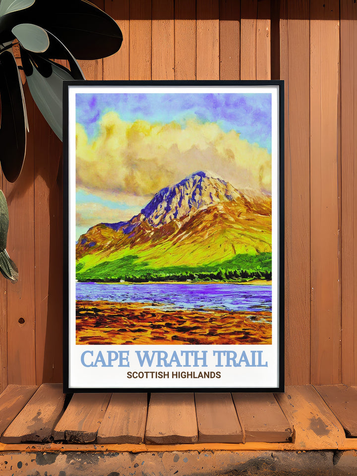 Scotland Canvas Art highlights the scenic beauty of Cape Wrath and Ben Nevis, featuring stunning vistas from Scotlands most famous hiking trails. This canvas art is perfect for those who love outdoor adventures and the wild landscapes of Scotland.