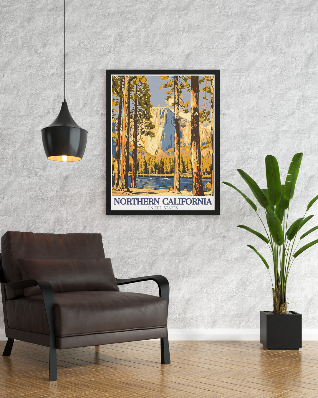 The Yosemite Framed Art beautifully captures the essence of Yosemites diverse landscapes. From the towering Half Dome to the cascading waterfalls, this framed print is perfect for bringing a touch of adventure and beauty into your home.