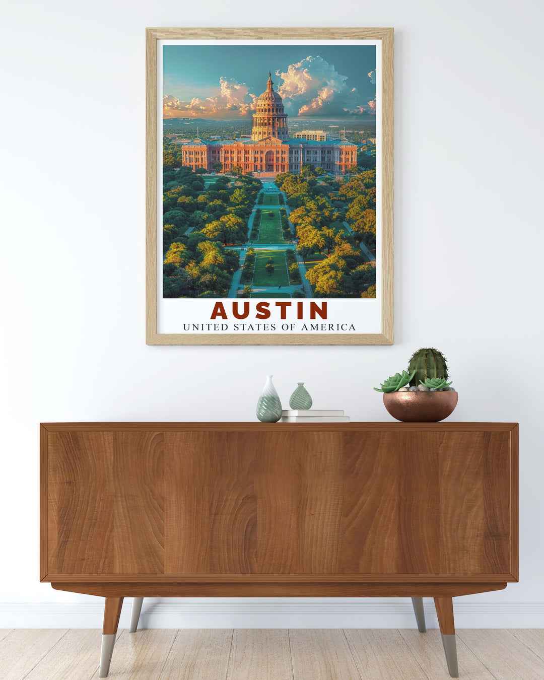 Framed Print featuring Bonnaroo and Texas State Capitol perfect for music memorabilia collectors and those seeking stunning prints for their walls