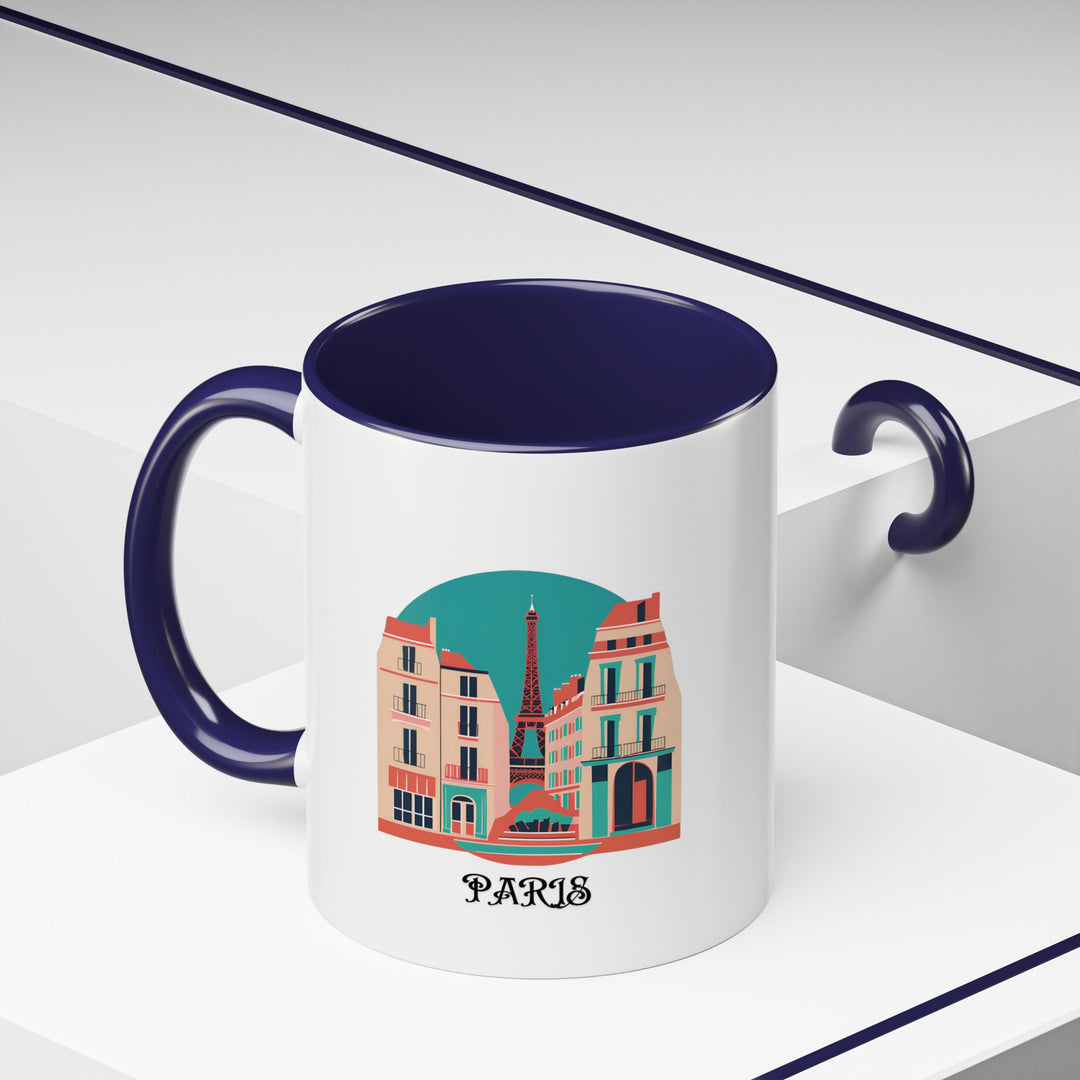 Bring the charm of Paris to your daily routine with this stylish ceramic mug. Featuring detailed artwork of the city's scenic views and iconic landmarks, it is durable, dishwasher safe, and microwave friendly, perfect for coffee and tea lovers alike.