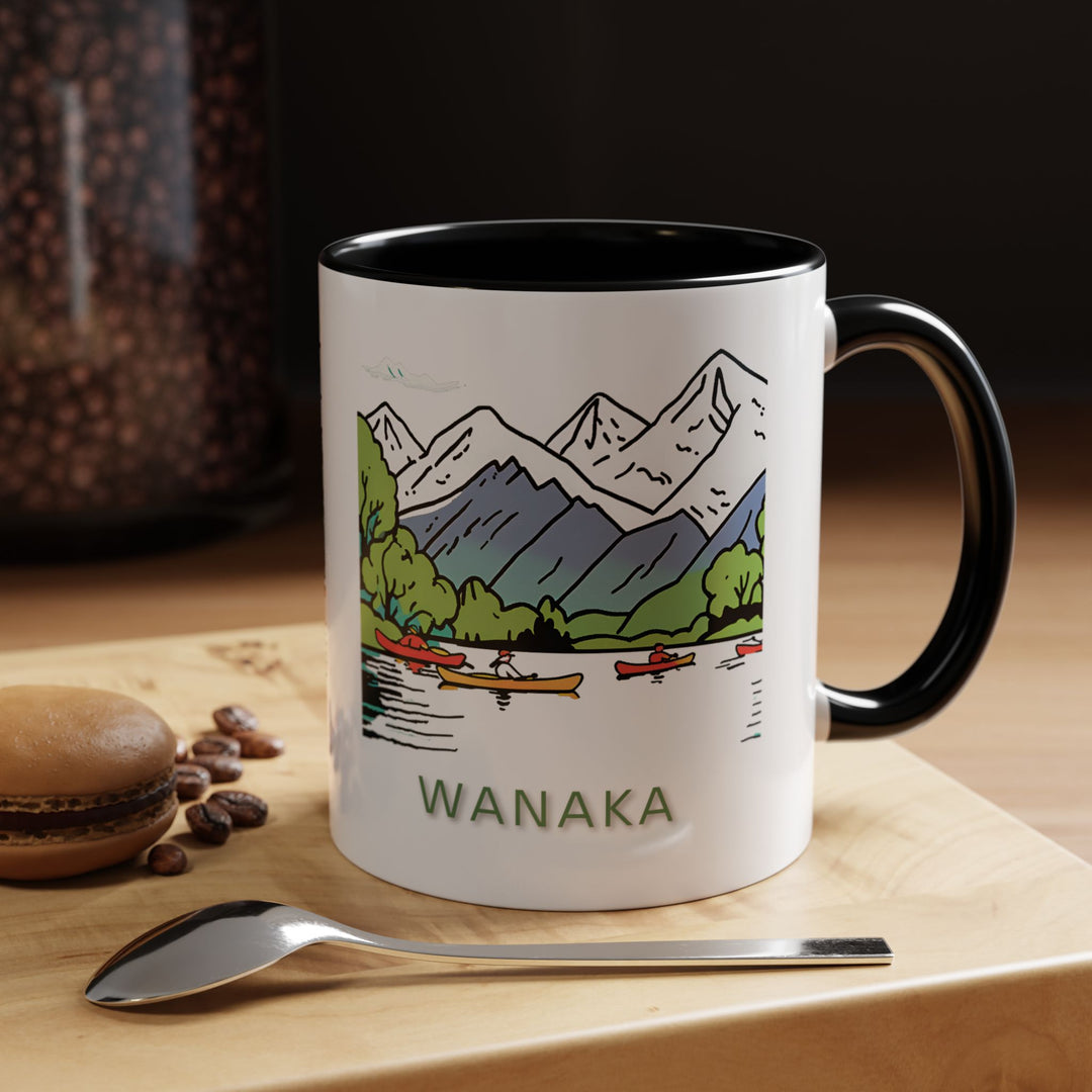 A stylish Wanaka mug perfect for adding a touch of Kiwi elegance to your daily routine. Showcasing detailed designs of iconic landscapes, it is durable, dishwasher-safe, and an excellent gift for travelers, collectors, or anyone who appreciates Wanakas unique beauty.