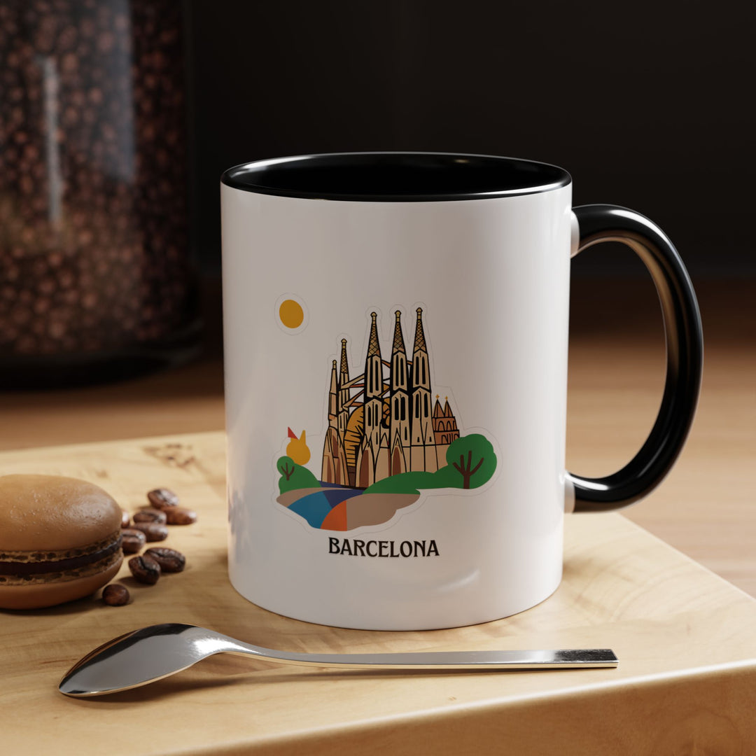 Enjoy your favorite hot beverage with this Barcelona mug showcasing the city’s unique charm. Dishwasher-safe and crafted for durability, it is ideal for coffee or tea lovers and makes a thoughtful gift for those who love Barcelona’s culture.