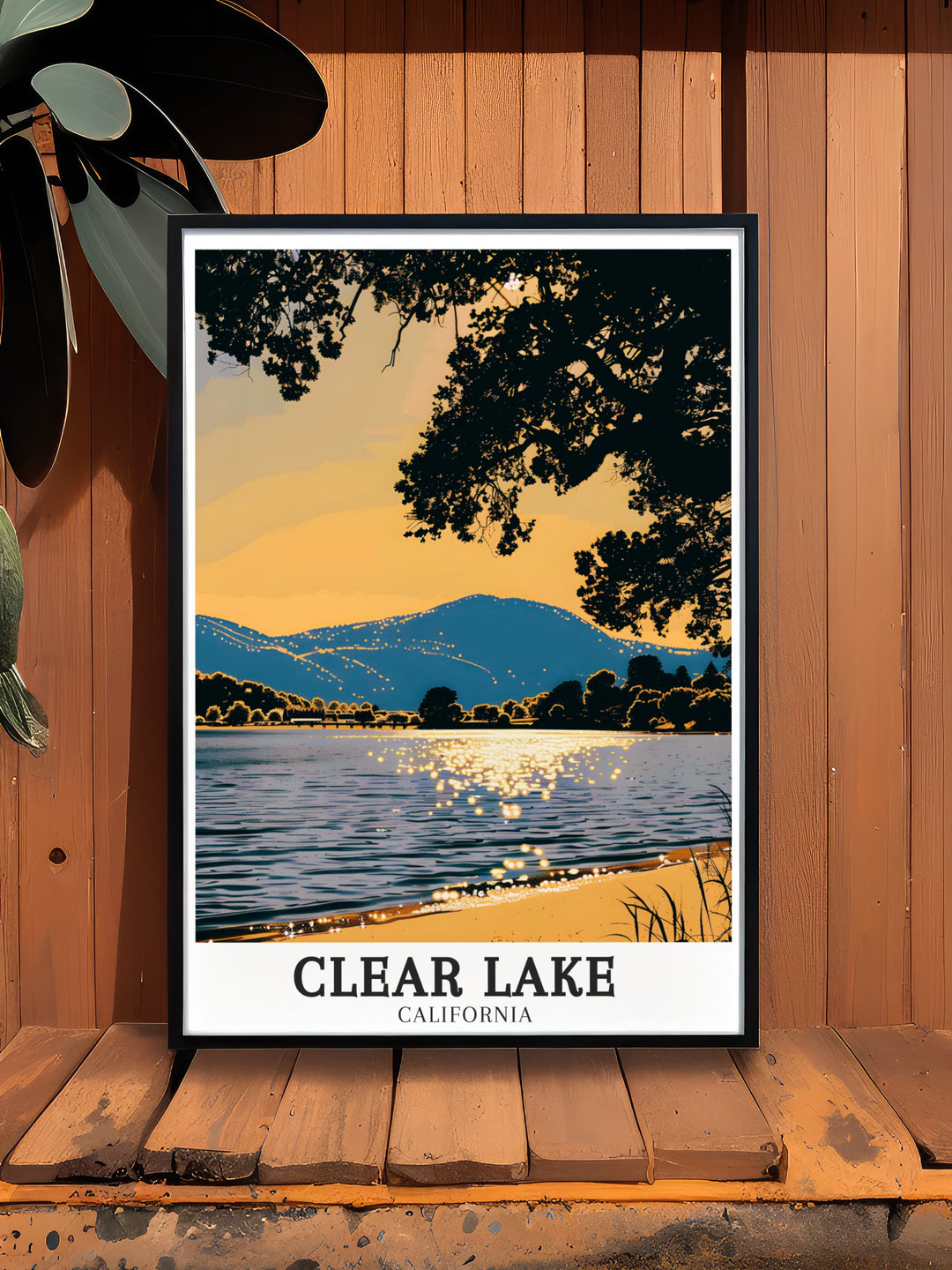 Clear Lake and Mount Konocti come alive in this canvas art, blending the tranquility of the lake with the rugged landscape of the surrounding mountains. An ideal piece for anyone who has visited or dreams of exploring this iconic California destination.