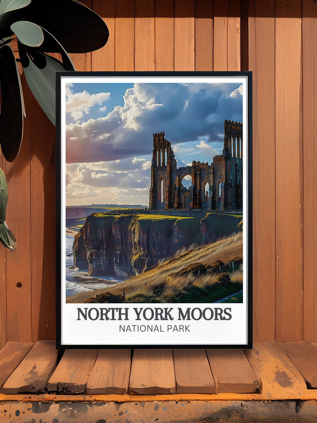 Journey through the stunning landscapes of the North York Moors with this art print, highlighting the dynamic colors and peaceful charm of this unique Yorkshire national park.