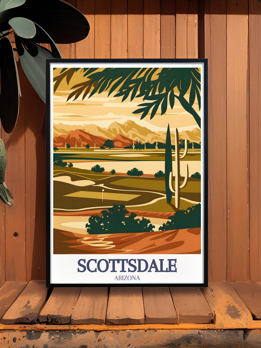 This Scottsdale Travel Print highlights the tranquility of Scottsdales landscapes, from the scenic views of Talking Stick Golf Club to the serenity of Talking Stick Way. Perfect for travel enthusiasts and those with a love for the Southwest.