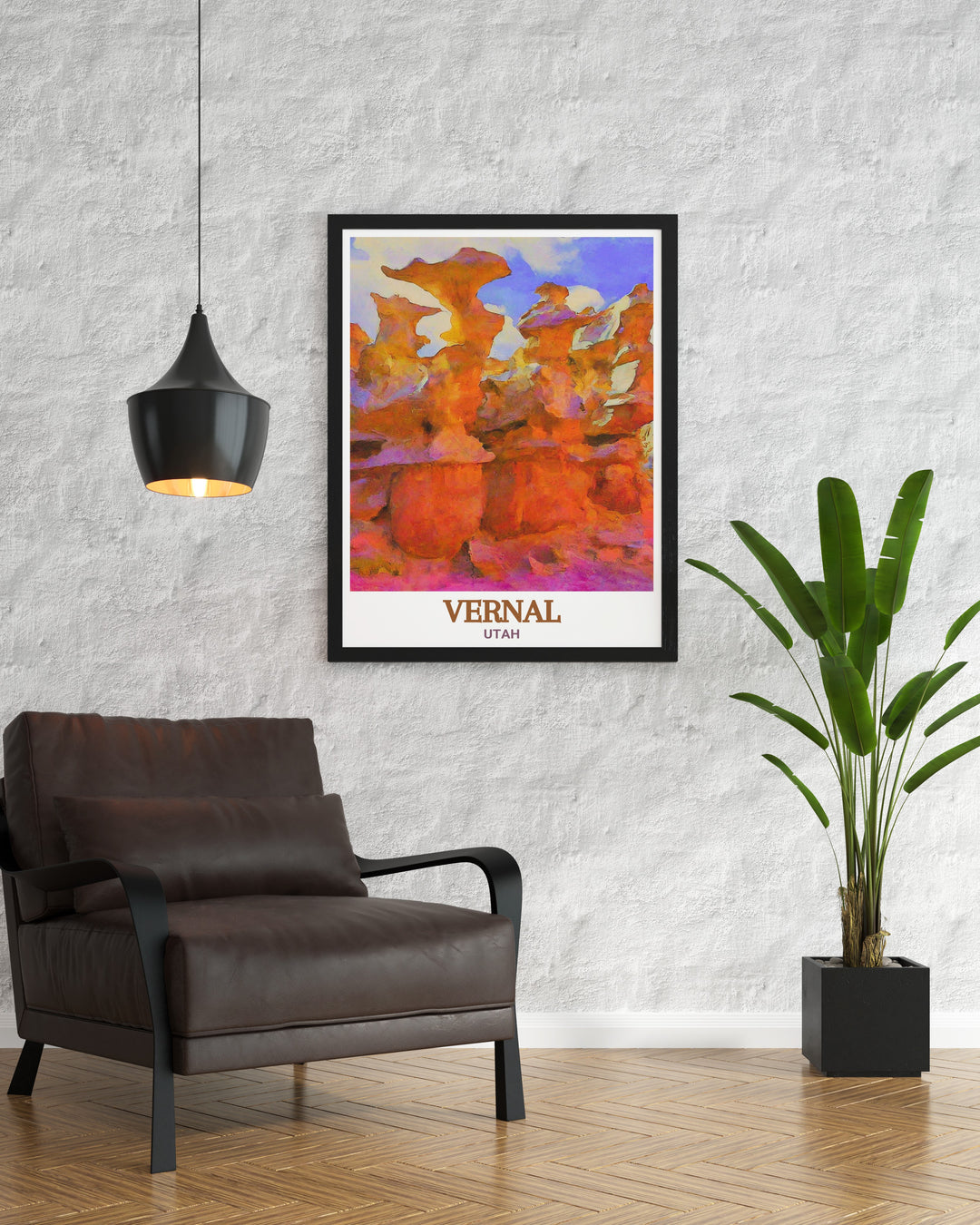 Fantasy Canyon Art Print depicting the intricate rock formations in Utah, highlighting the surreal landscape near Vernal. Perfect for adding a touch of natures artistry to your home decor.