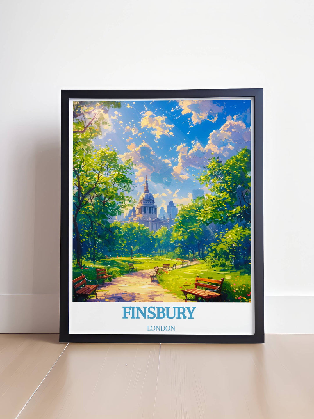 Add some flare to your area with a thorough Finsbury Park print. This London picture is a distinctive and creative addition to your decor, showcasing the parks arrangement and important monuments. Ideal for people who value tasteful and intricate art.