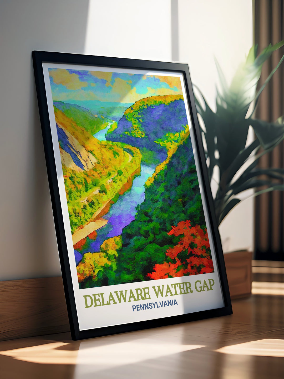 Featuring the Delaware Water Gap National Recreation Area, this canvas art captures the stunning views, dense forests, and winding trails of one of Pennsylvanias premier outdoor destinations. Perfect for adding a touch of natural beauty to any room.