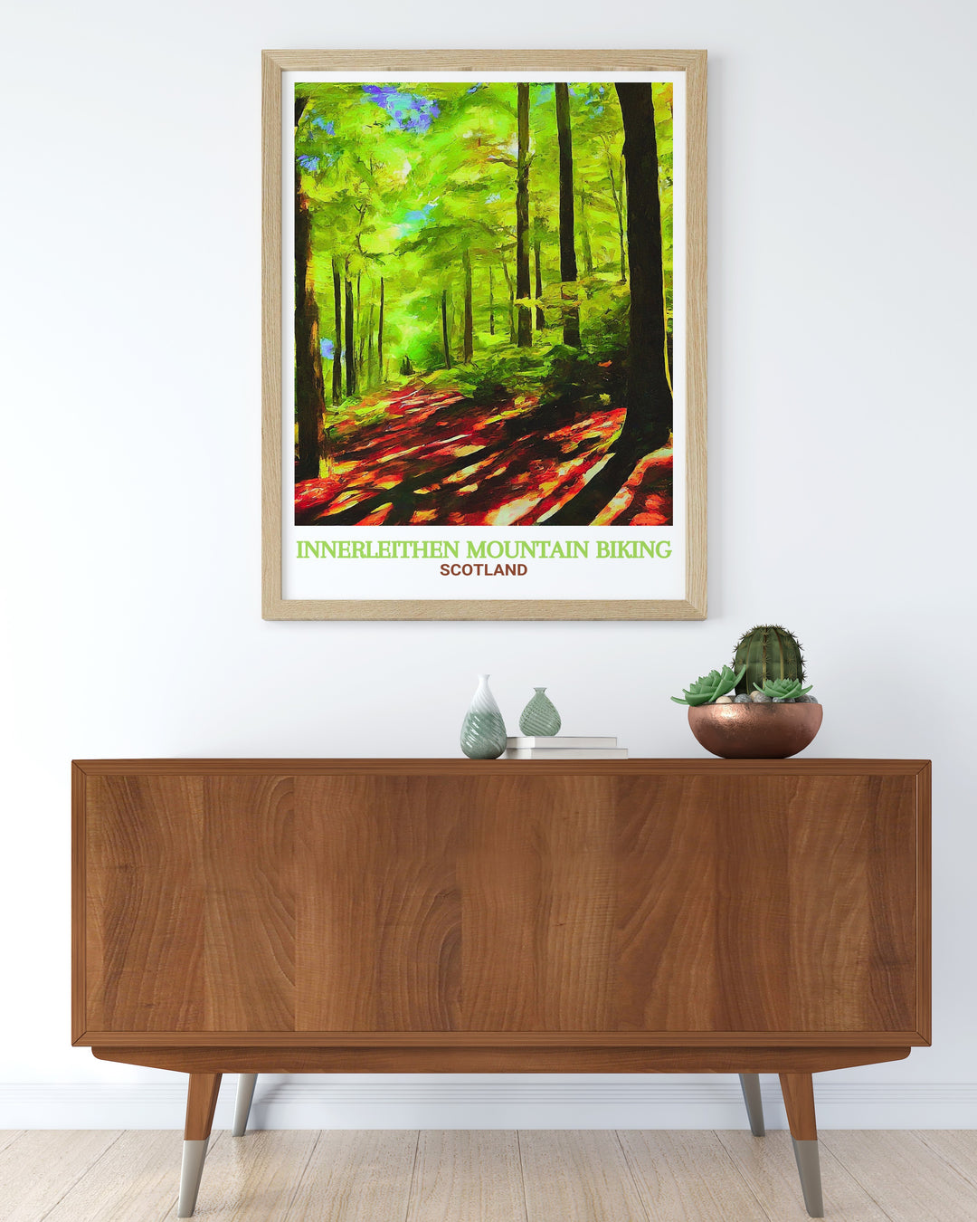 Celebrate Scotlands cycling heritage with this Glen Tress Forest travel print. Known for its challenging MTB trails, this iconic destination in Tweed Valley is a favorite among cyclists. This wall art brings the excitement and beauty of Scotlands outdoor culture into any space.