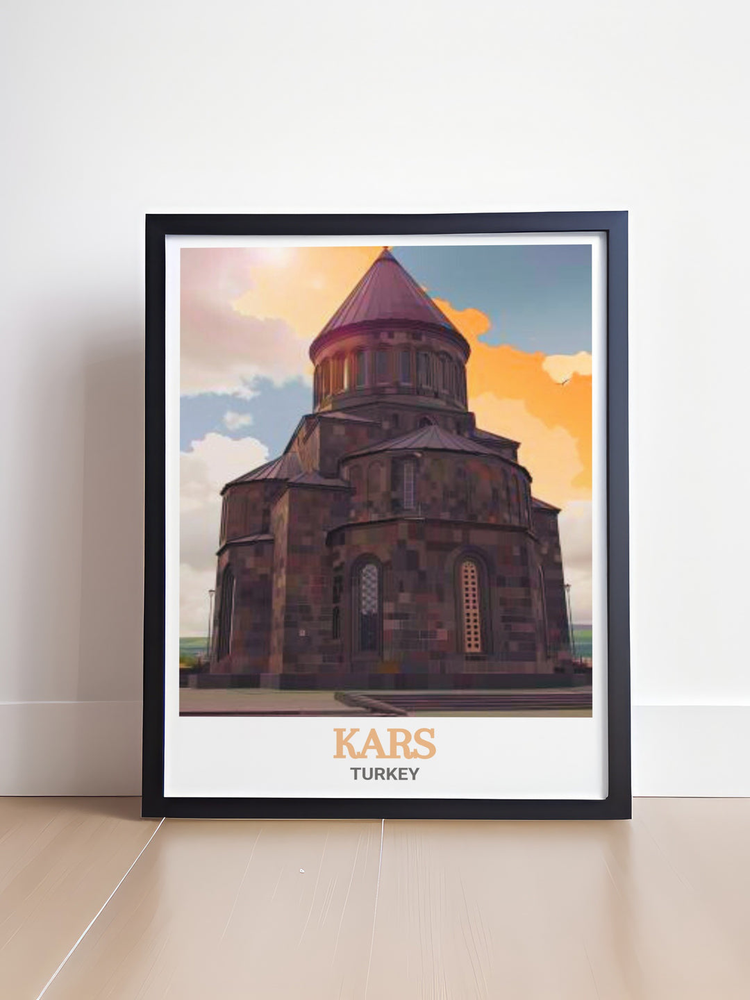 Transform your living space with Church of the Holy Apostles Turkey wall decor featuring modern art prints that capture the detailed craftsmanship and spiritual aura of this iconic Kars landmark a perfect addition for those who appreciate history and art