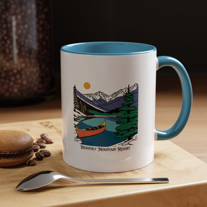 Capture the beauty of Heavenly Mountain Resort with this mug. Featuring stunning artwork of the famous ski resort, it is ideal for winter sports lovers. Durable and dishwasher safe, perfect for enjoying your favorite hot beverages.