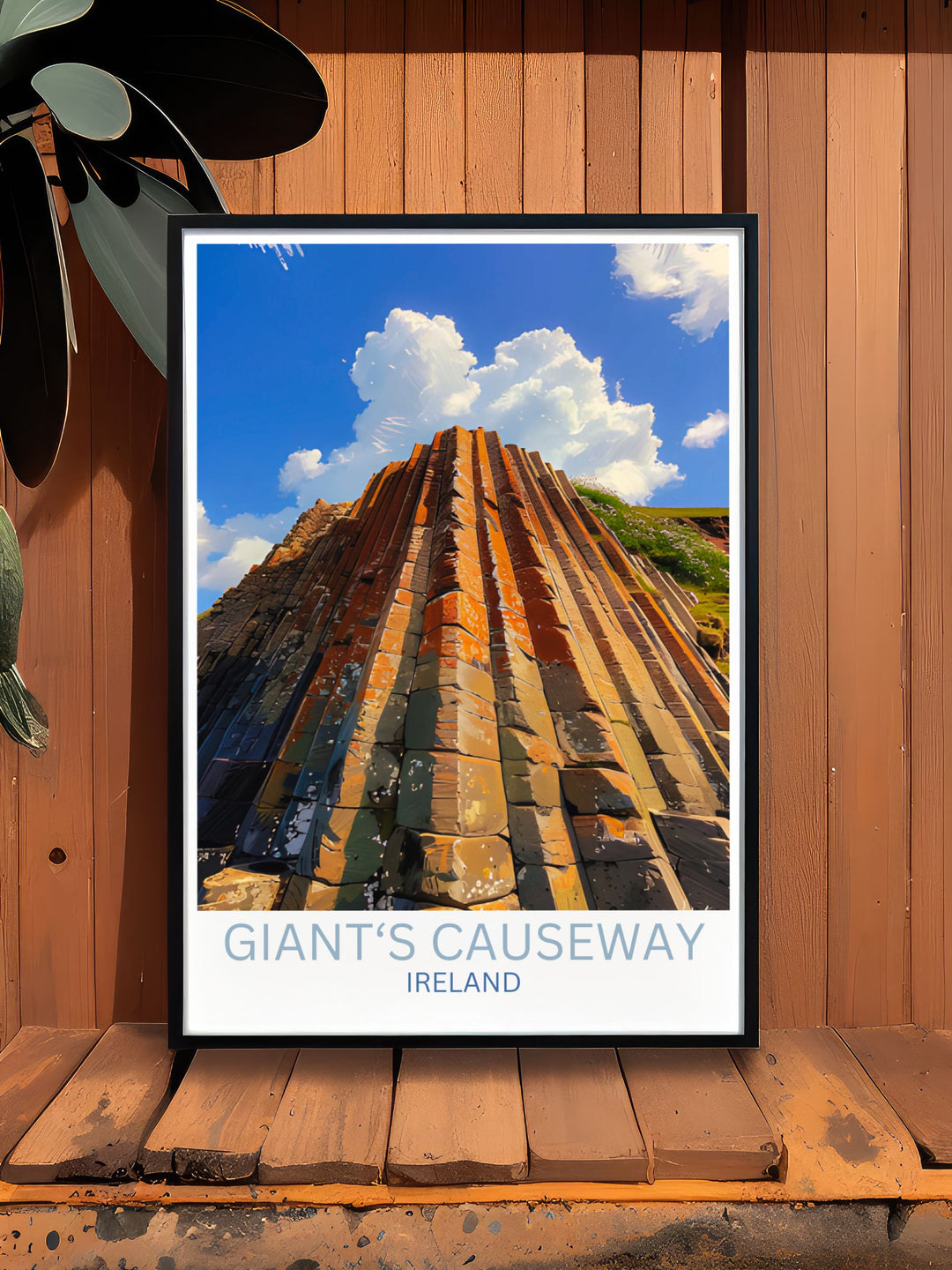 The Organ Pipes stunning prints offer a breathtaking view of Northern Irelands iconic basalt columns making them an ideal choice for living room or office decor.