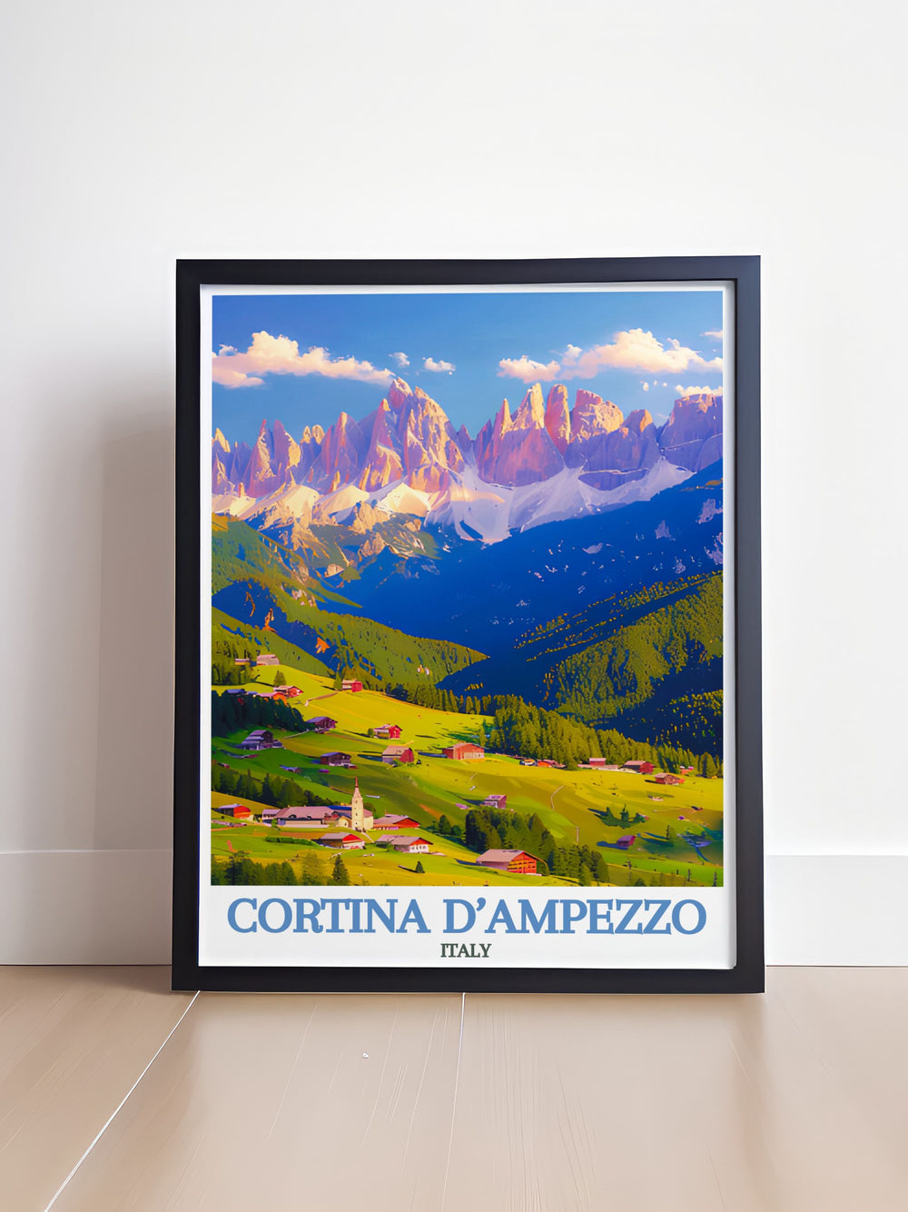 Bring the beauty of Italy into your home with our Dolomite Mountains art prints. Highlighting the dramatic landscapes and alpine charm of Cortina dAmpezzo, these prints are perfect for creating a serene and inspiring atmosphere in any room.