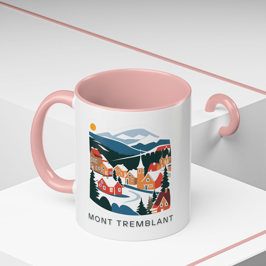 Enjoy the serenity of Mont Tremblant every day with this ceramic mug featuring vibrant designs inspired by Canada’s iconic mountains. Dishwasher-safe and practical, it is perfect for coffee or tea lovers and makes a meaningful gift.