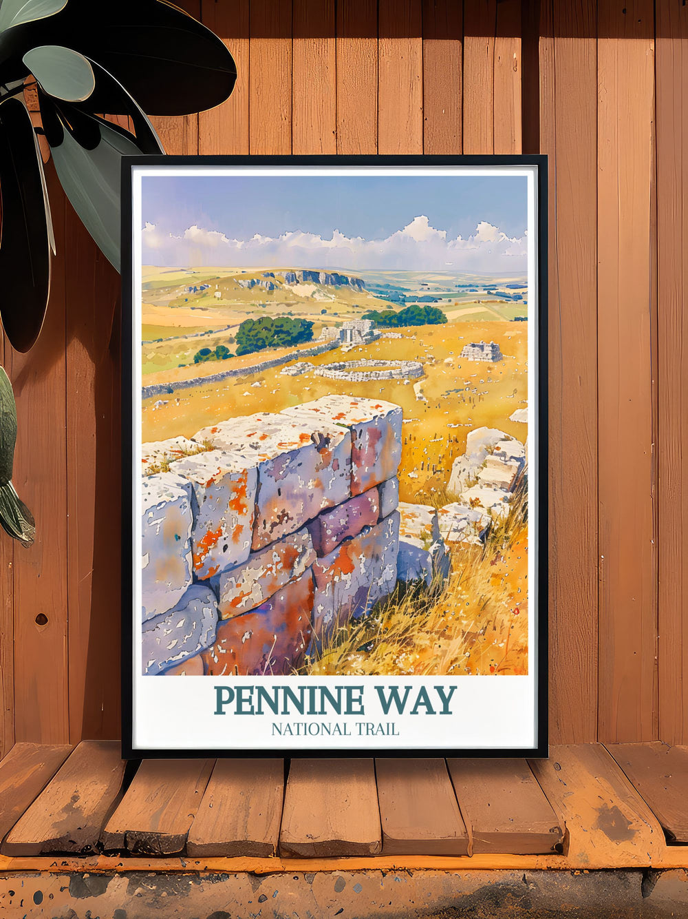 National Park Print featuring the serene vistas of the Pennines perfect for those who appreciate British natural heritage and the stunning scenery of the Yorkshire Dales