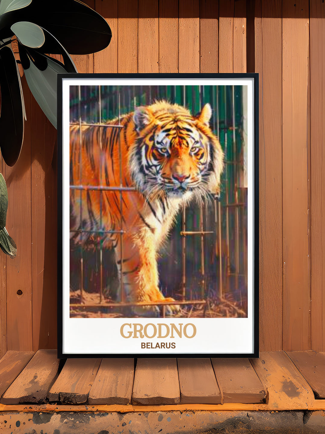 Featuring Zoo Grodno, this Belarus travel poster combines the beauty of nature and art. Ideal for anyone who appreciates wildlife and history, this artwork is a perfect addition to your living space or as a thoughtful travel gift.