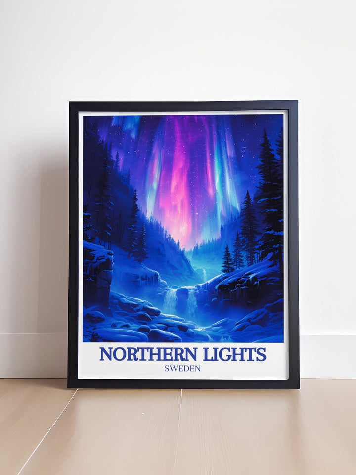 Elevate your home decor with this beautiful Norway Travel Print capturing the raw and rugged landscapes of Svalbard perfect for nature lovers and travel enthusiasts