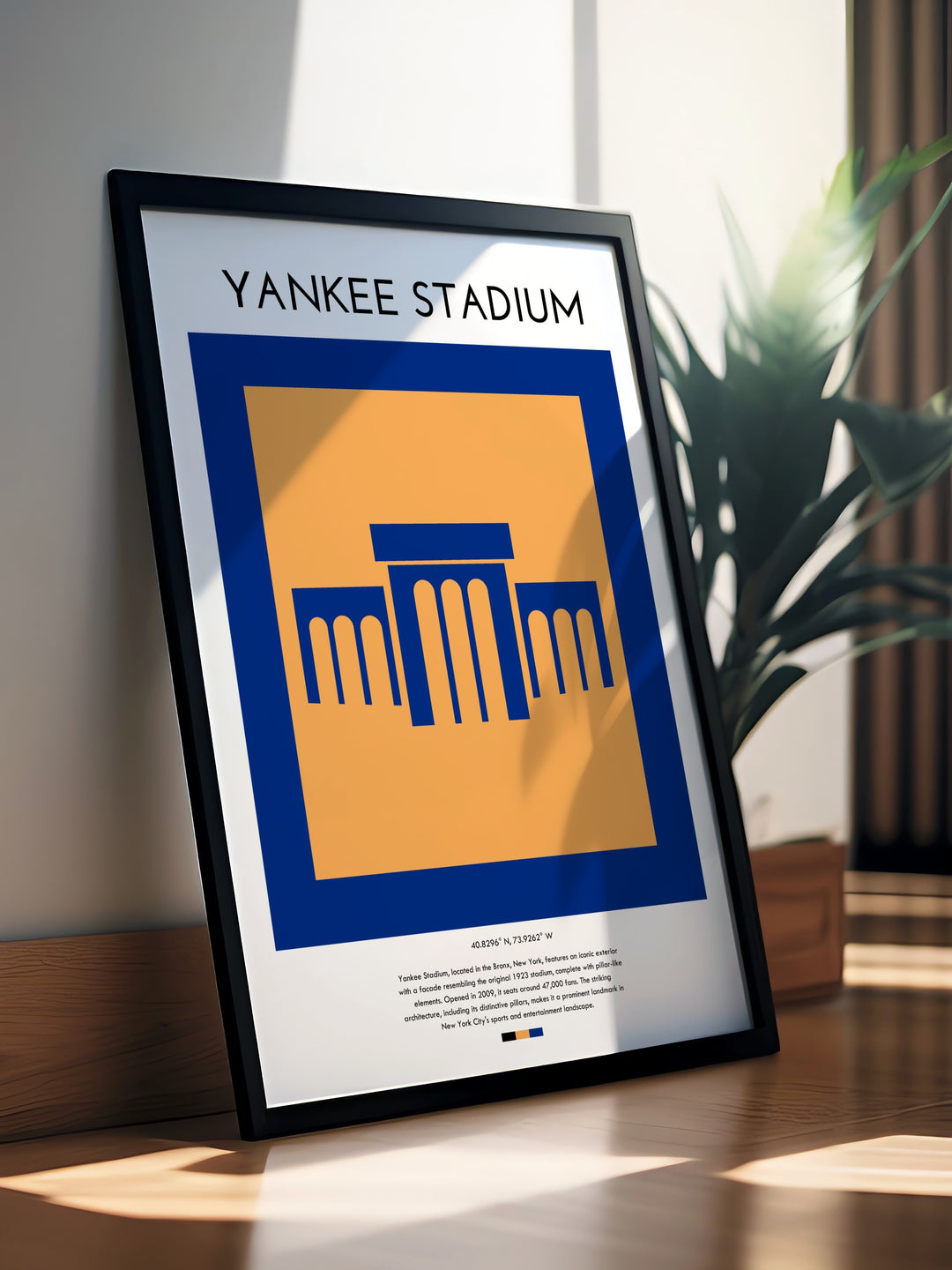 Stunning Yankee Stadium Framed Print capturing the grandeur of one of New Yorks most famous landmarks