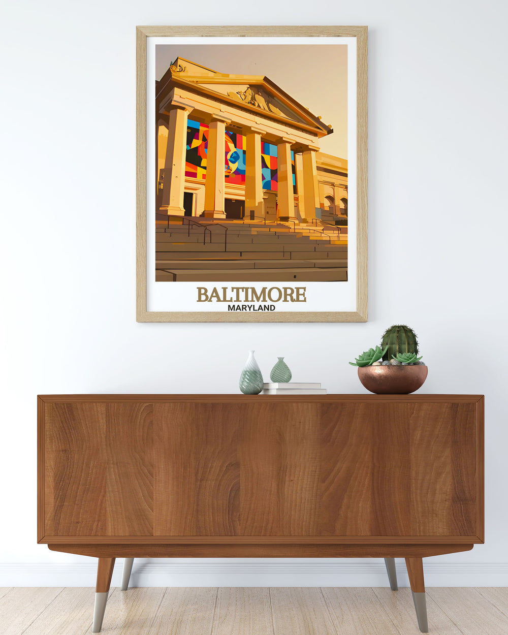 Elegant Baltimore Museum of Art wall art featuring a vintage print that showcases the beauty and history of Baltimore ideal for enhancing any living space with a touch of class and timeless charm a perfect gift for any occasion