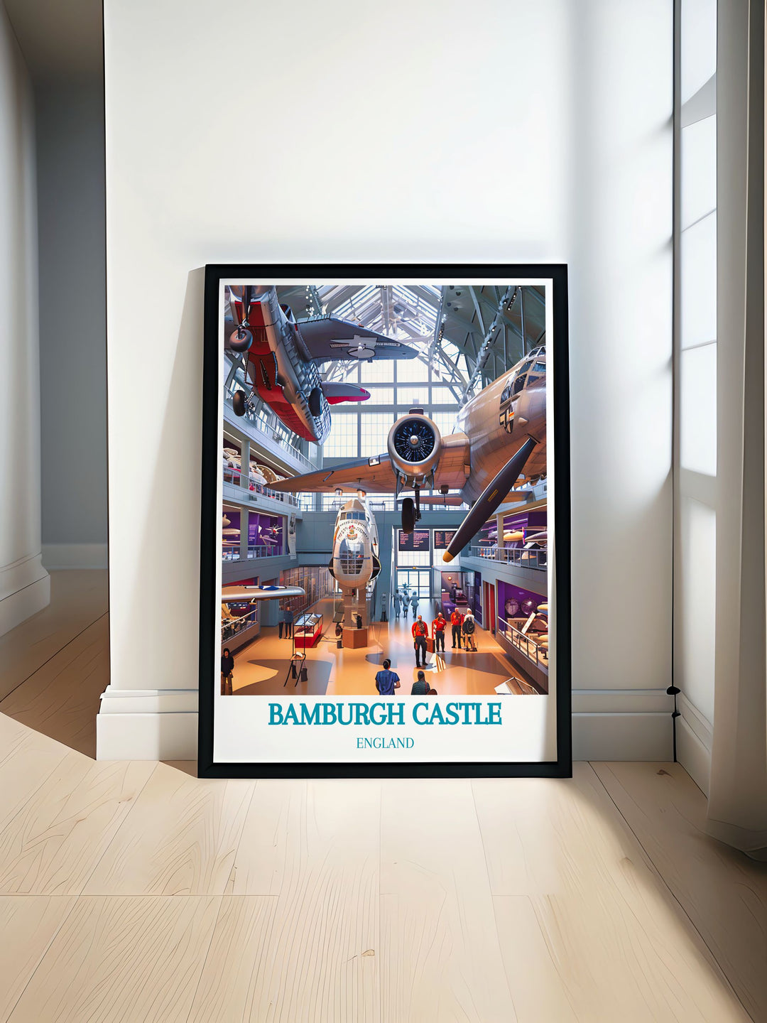 Beautiful illustration of The Armstrong and Aviation Artefacts Museum perfect for art and collectibles enthusiasts features stunning details and historical significance ideal for wall art and coastal decor lovers