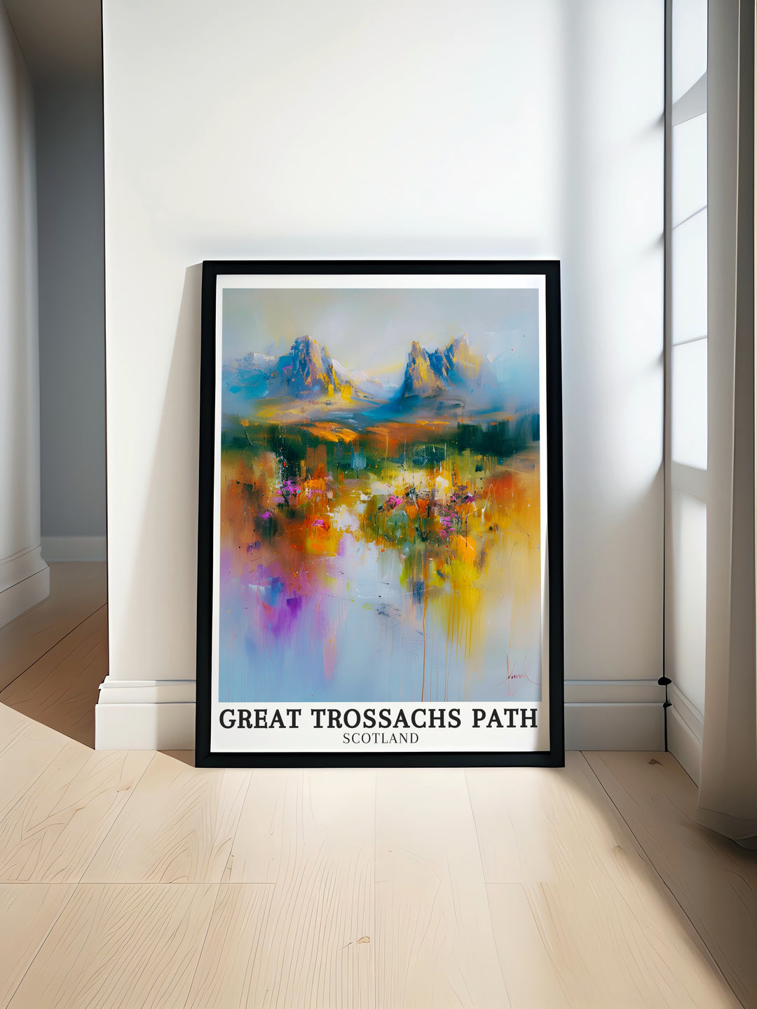 Great Trossachs Path posters. These posters bring the stunning landscapes of the Great Trossachs Path, Trossachs mountains, and Trossachs National Park into your home, making them perfect for travel enthusiasts and art collectors. Ideal for wall decor.